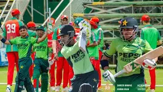 Pakistan under19 vs Zimbabwe under 19 | Sameer minhas batting 142 runs 