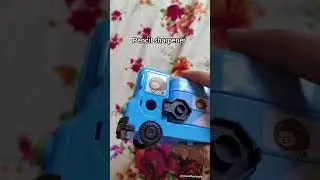 Bus shape metal pencil box. Dmart finds..