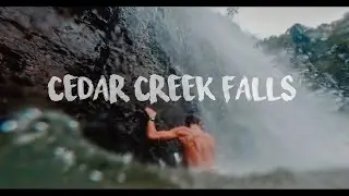 THE LONG WAY AROUND 🇦🇺  ~  Cedar Creek Falls 🏞  Whitsundays, Australia 🇦🇺 🦘#airliebeach #whitsundays
