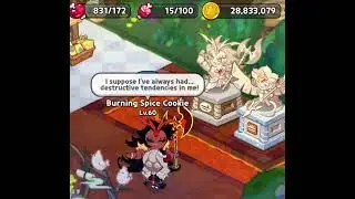 Theif Cheese Cookie and Burning spice interaction