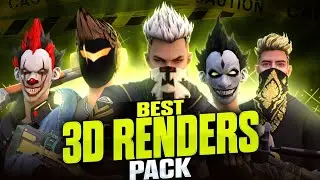 FREE FIRE 3D RENDER PACK || 40+ UNIQUE 3D RENDERS || HIGH QUALITY 3D RENDERS || OSG VIKAS ❤️