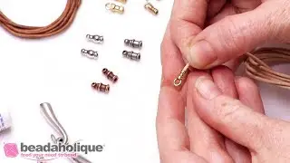 Show & Tell: Cord End Findings for Round Leather