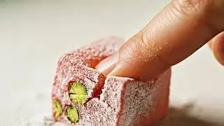 Hidden sweetness in one touch. &ndash; Turkish Delight ASMR 🎧 #satisfying #stitchtricks #food #relax