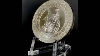 2018 St  Helena 1 Oz Silver British Trade Dollar Restrike BU