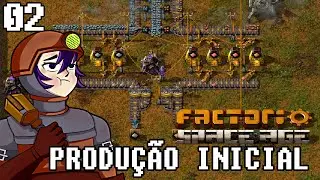 INITIAL PRODUCTION OF THE FACTORY - FACTORIO SPACE AGE (T2) #02 - Gameplay in Portuguese PT-BR