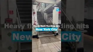 Heavy flash flooding hits New York City 🌧️ &bull; FRANCE 24 English