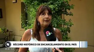 RÉCORD HISTÓRICO DE ENCARCELAMIENTO EN EL PAÍS