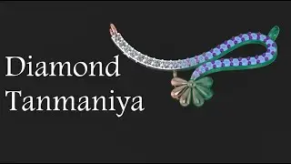 How to design Diamond tanmaniya || Diamond mangalsutra || Gemvision Matrix 9 Tutorial #05