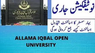 Assignment Format Spring 2020|Allama Iqbal LMS portal|workshop schedule|online workshop