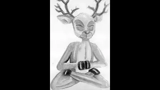 Les 5 animaux - Exercice 2 - Le Cerf - 1 -  Croiser les bois