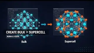 Smarter Way to Create Supercell in Burai | Materials Chemistry & Engineering