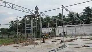 GODWON FABRICATION OF 45X114 FT SHED WITH LOW COST