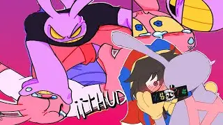 Jax x Pomni A Fight Fueled by Jealousy l Circus Comic | TADC