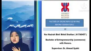 Video presentation PPTA 1 (Factors Of Online Impulse Buying Among Generation Z)