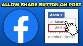 How To Allow Share Button On Facebook Post (2025)