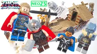 LEGO Thor Love and Thunder The Goat Boat | LEGO 76208 | LEGO Stop Motion Build Review