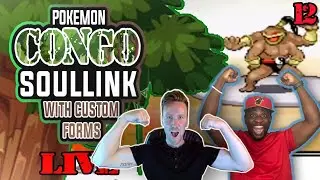 FLEX LIKE A MACHAMP! Pokemon Congo Soul Link LIVE ft Aroundthaben | Platinum Rom Hack w Custom Forms