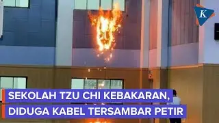 Situasi Setelah Kebakaran Sekolah Tzu Chi di PIK