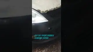 Old sift front damage complete repair all accident car work # #automobile #trandingvidieo