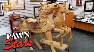 JAW-DROPPING ASKING PRICE for Antique Carousel Horses (Season 9) | Pawn Stars