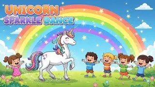 🦄✨💃 Unicorn Sparkle Dance | Fun Learning Song for Kids & Toddlers | Happy Tales & Tunes