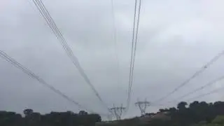 Noise of corona discharge from high voltage power line