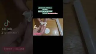 Fondant sugar decor. Декорация с фондан. www.cake-tools.com