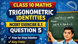 Trigonometry | NCERT Exercise 8.1 | Question 2 | Class 10 Maths