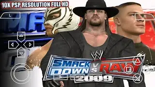 Keren ! Coba Game WWE SmackDown vs. Raw 2009 Feat ECW Setting Grafik 10X PSP Lebih HD !