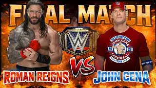 Roman Reigns Vs John Cena WWE Universal Championship Final Unbelievable 😱 Moment Match WWE 2k25 