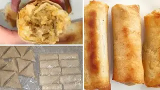 Briwates minced meat for Ramadan مازال ماوجدتي بريوات هاد رمضان؟ طريقة سهلة ديال بريوات الكفتة لذاذ