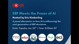 Panel Discussion: ERP Meets the Power of AI