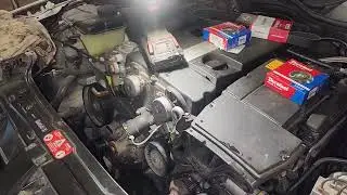 How to replace tensioner pulley 2004 Mercedes Benz c230