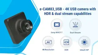 8MP 4K USB 2.0 camera with HDR & dual stream support | e-con Systems