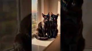 Bombay cats in love #cat #cats #pets #petlove #catsoftiktok #catlover #cattok #catlovers