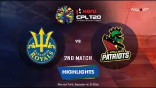 BARBADOS ROYALS V ST KITTS & NEVIS PATRIOTS | CPL 2021 Match 2 Highlights
