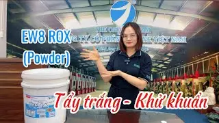 ✅ Giặt Trắng – Sạch Khuẩn 99,9% Với EW8 ROX POWDER | Giải Pháp Giặt Là Hiện Đại Từ Hàn Quốc