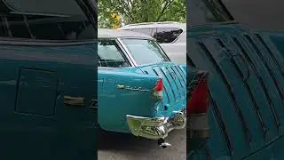 1955 Chevrolet Bel Air Nomad Wagon Classic Drive By Engine Sound Festival of Cars Rochester MI 2024