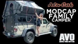 🔥 Alu-Cab ModCAP Family Camper on a Jeep Gladiator