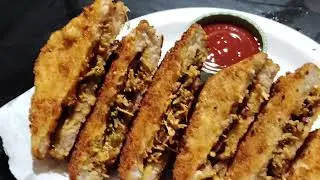27 January 2026 #chicken bread pockets #TAj Food # cooking #video #recipe #viral video 