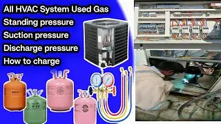 ✅👉How to charge all Gas (Refrigerant) in all HVAC System ❌⚡💥 #hvac #training #institute