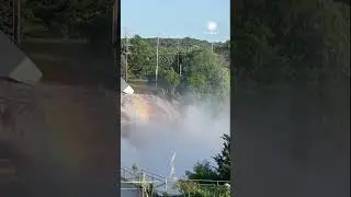 House Falls Over Flooded Rapidan Dam, Now In 