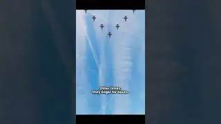 Why Planes Leave White Lines in the Sky #Shorts #Contrails #PlaneFacts #ScienceShorts