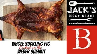 Угольный гриль Weber Summit - Как приготовить молочного поросенка