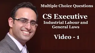 ILGL MCQs (Video-1) Factories Act 1948 (Part-1)