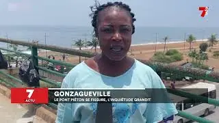 Gonzagueville : le pont piéton se fissure, l'inquiétude grandit