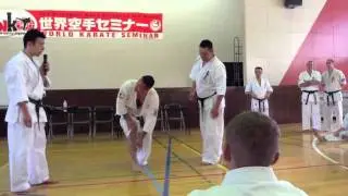 世界空手セミナー　石原延 Shinkyokushinkai World karate seminar Tadashi Ishihara