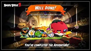 Angry Birds 2 - The Sneaky Adventure! - Heist Hat Set - Completed All Level 1-2-3-4-5-6-7-8