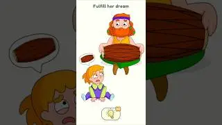 Fulfill her dream ✨ | DOP 2 Level 887 🤯Delete One Part gameplay 😱#dop2 #dop2gameplay #deleteonepart