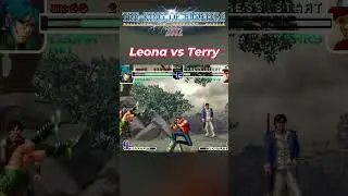 Leona Vs Terry #kof2002  #kingoffighters2002 gameplay #arcadegameskof